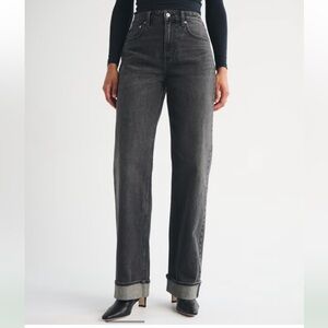 AF Curve Love 90’s Relaxed High Rise Cuffed Hem Jean